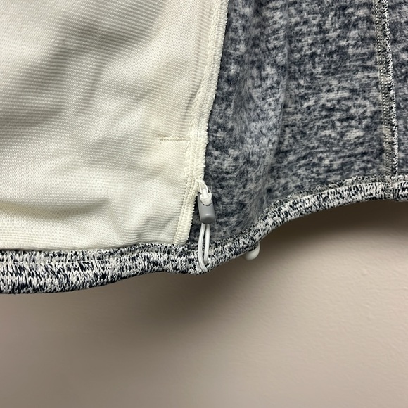 💕NEW Women's Sweater Weather™ Full Zip Jacket in Chalk Heather, Size Large - Picture 7 of 10